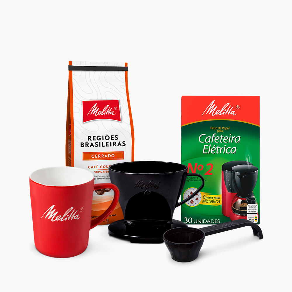 Kit Completo Café Regiões Brasileiras Cerrado Melitta