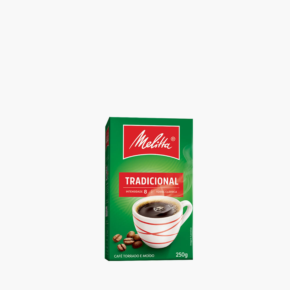 Kit Café Tradicional Melitta Vácuo 250G Com 12 Unidades Melitta