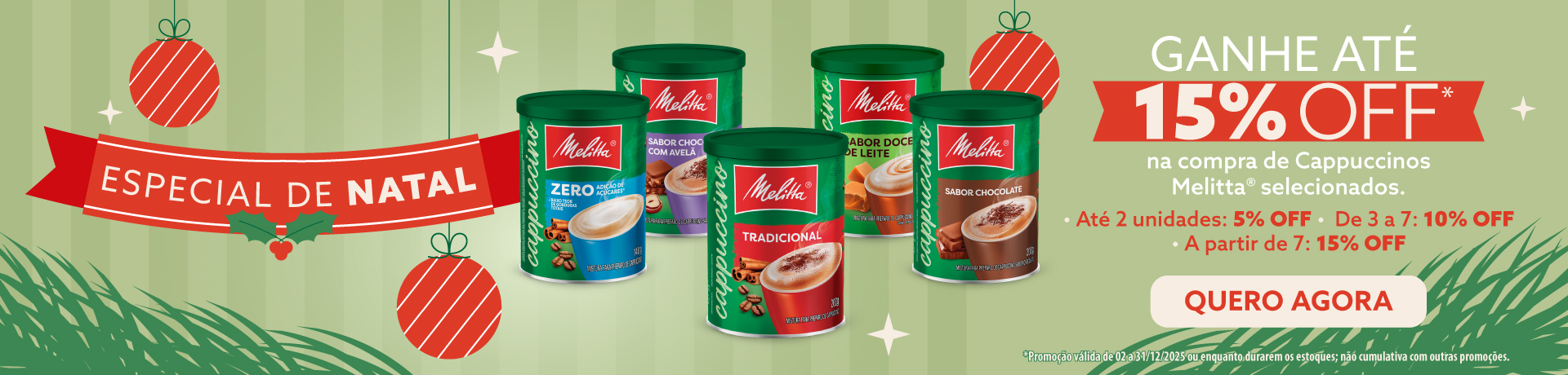 4 - dezembro -  Natal Cappuccino